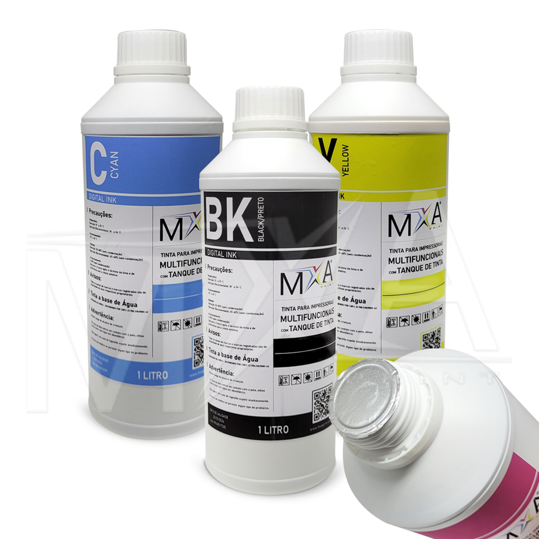 Tinta Corante Compatível para Epson WorkForce - 1L