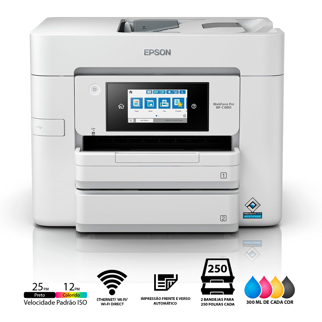 Epson WorkForce Pro WF-4810 | Com Bulk-ink