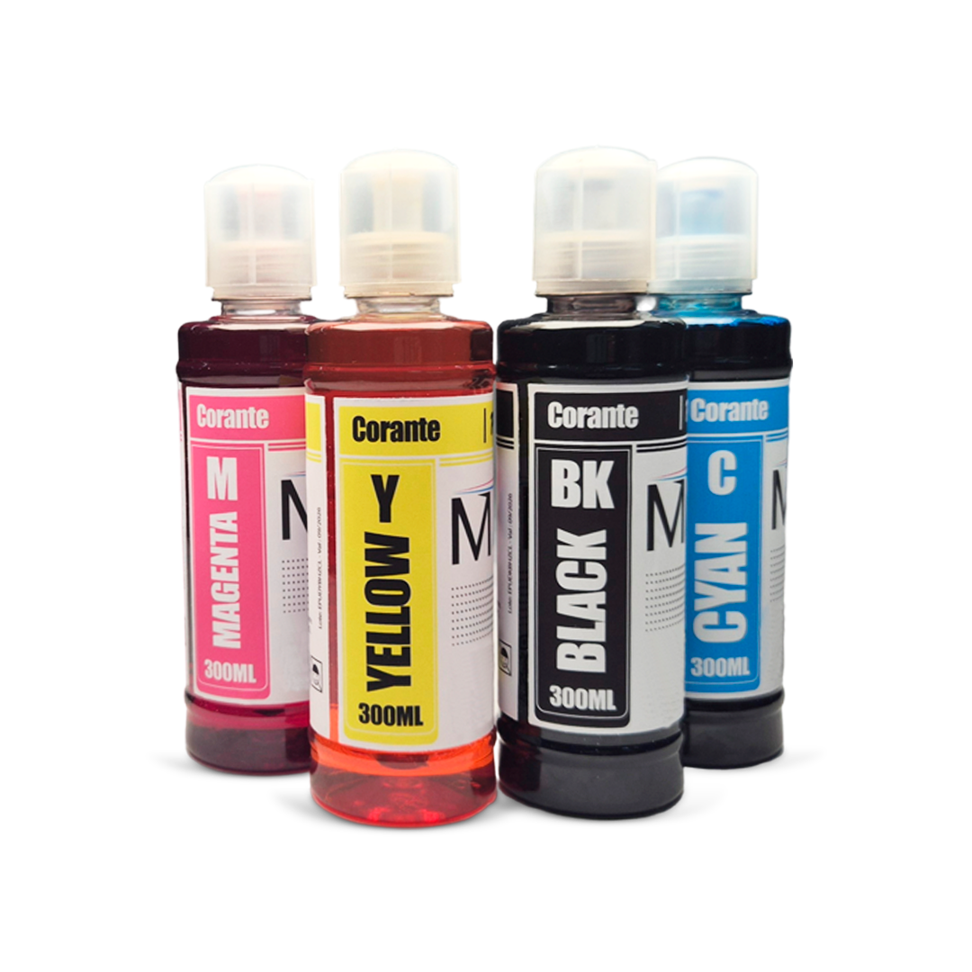 Tinta Corante Compatível com Epson WF-5810, WF-5890, WF-5310 e WF-5390 - 300ml